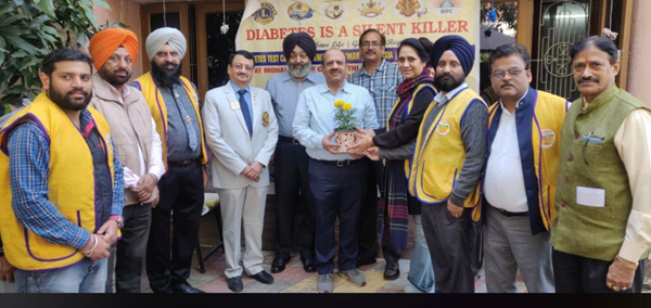 LCM Supreme( Regd.),Mohali Press Club( Regd.),LCM Roars and Leo Supreme has Organised Diabetes Check Up Camp